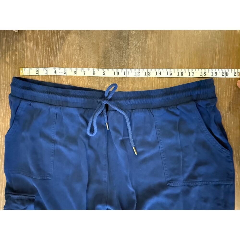 FRYE Blue Cropped Cargo Style Pants Women size 2X 2XL XXL - Picture 8 of 8